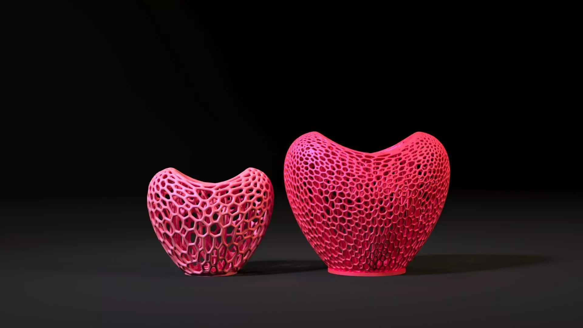 Heart Vase 3D print model_0