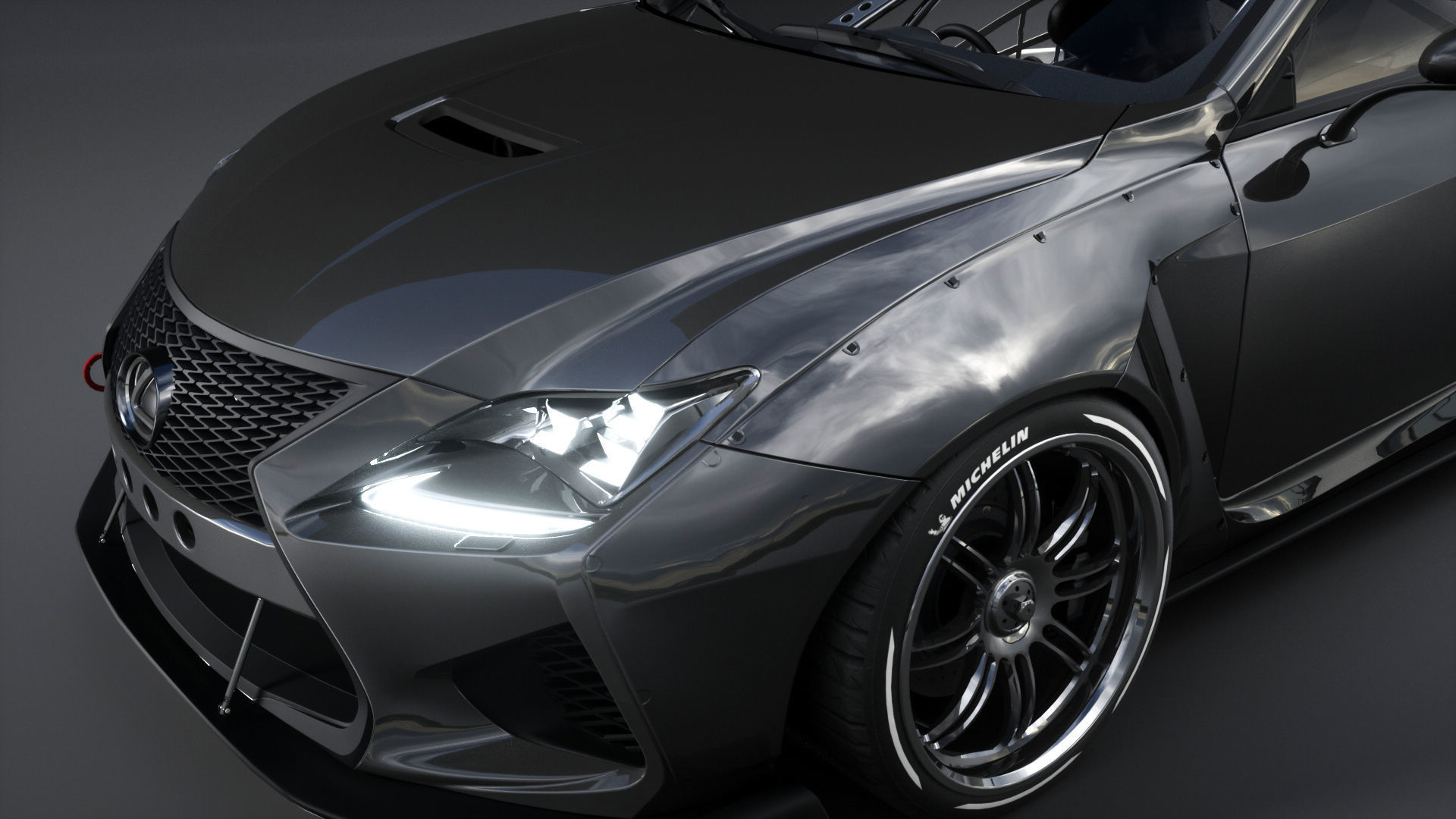 LEXUS RCF  3D model_2