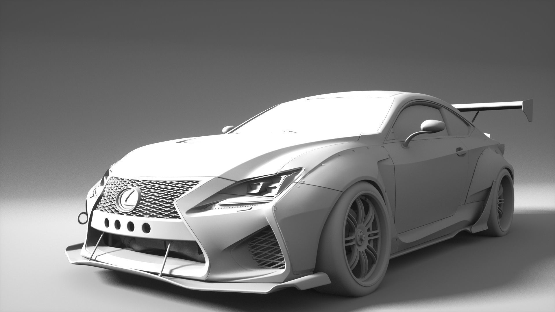 LEXUS RCF  3D model_5