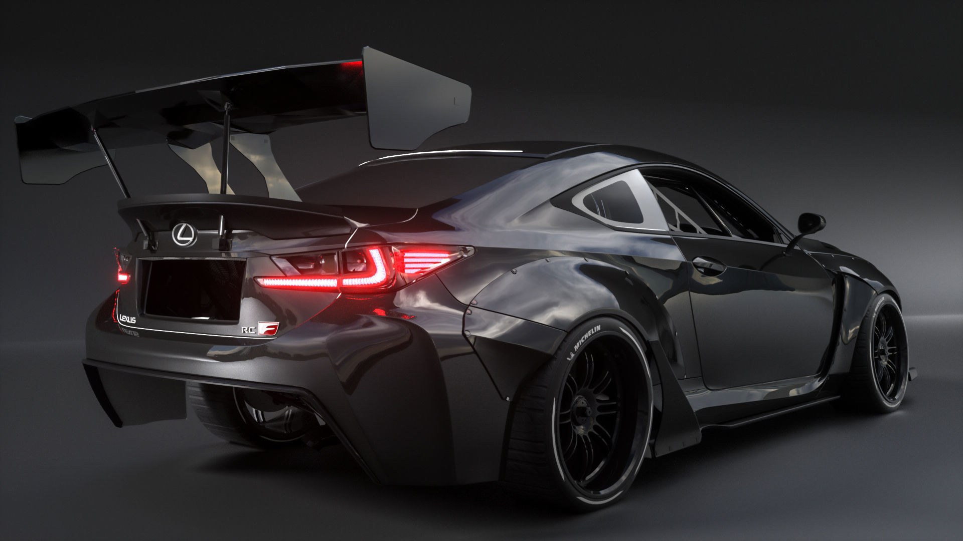 LEXUS RCF  3D model_3