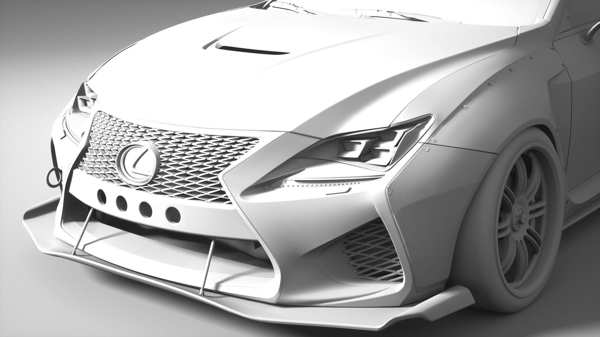 LEXUS RCF  3D model_6