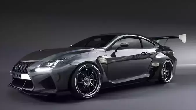 LEXUS RCF  3D model