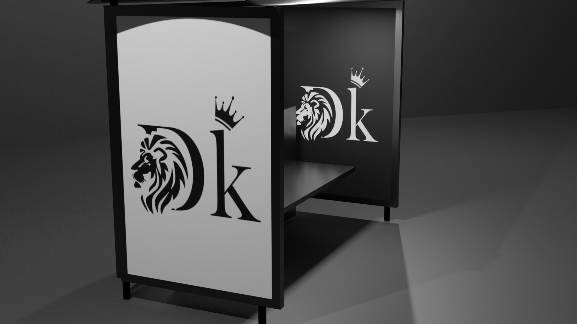 fermata bus bus stop 3D model_4