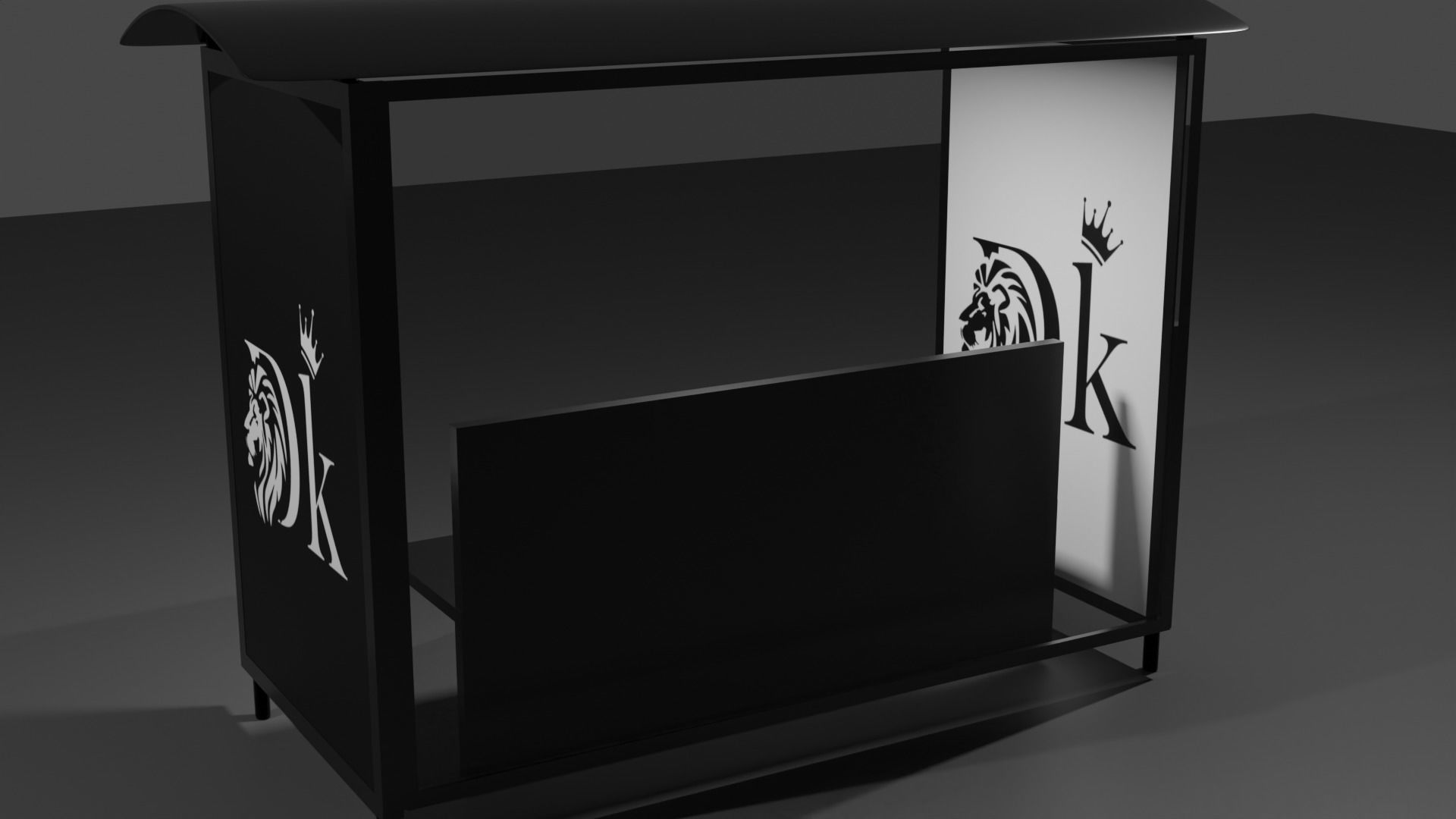 fermata bus bus stop 3D model_2