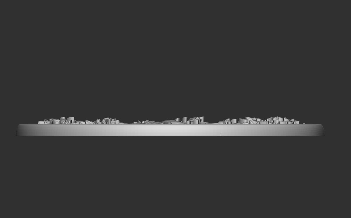 Tree Bas Relief 3D model for cnc 3d printing 3D print model_4