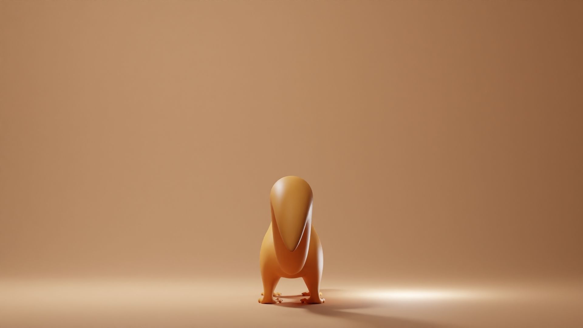 Squirrel Base Mesh Low-poly 3D model_5