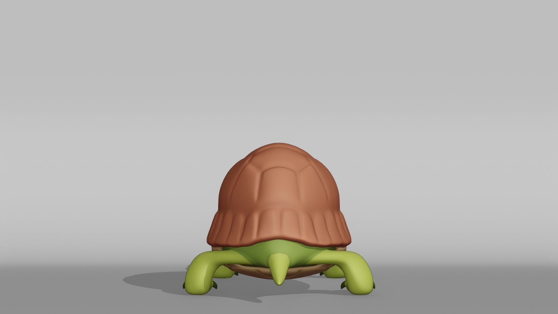 Tortoise Base Mesh Low-poly 3D model_9