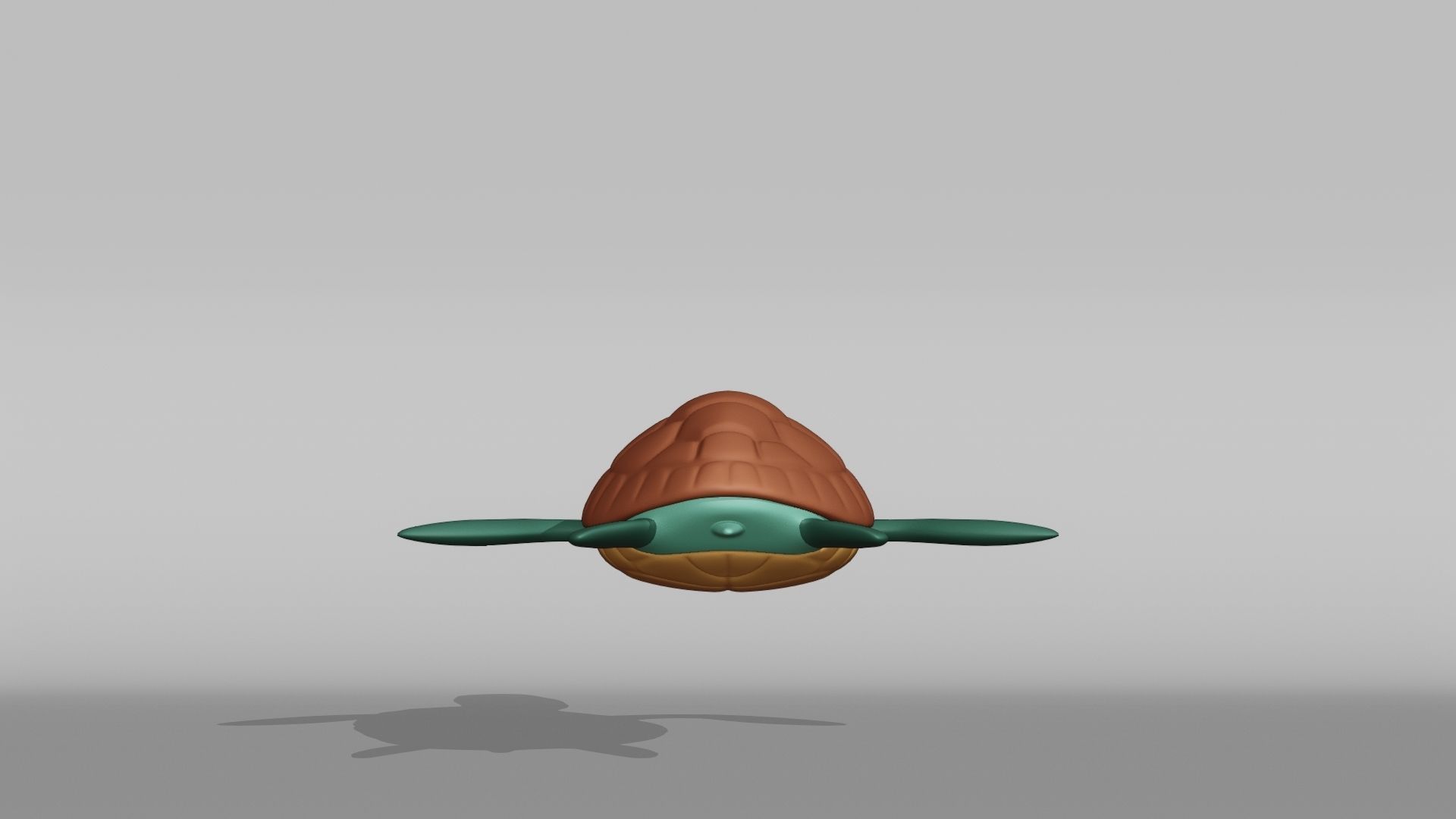 Turtle Base Mesh Low-poly 3D model_9