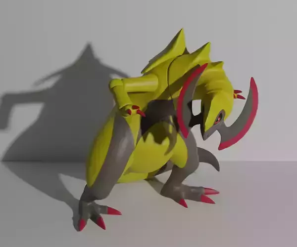 Haxorus pokemon 3D print model