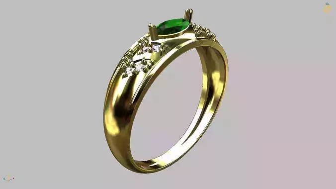 Graduation Ring 3D print model