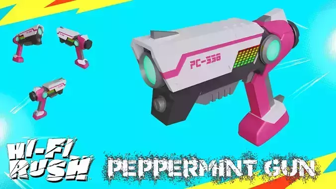 Hi-Fi Peppermint Cosplay 3D print model