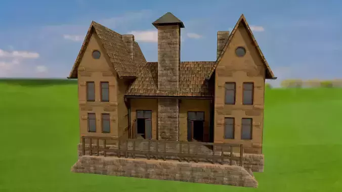 House homestead villa PBR  game ready