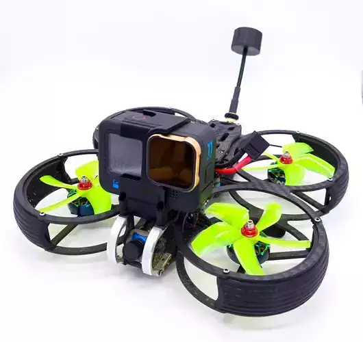Diatone Taycan GoPro Hero 9 10 11 Mount 10deg Short FPV