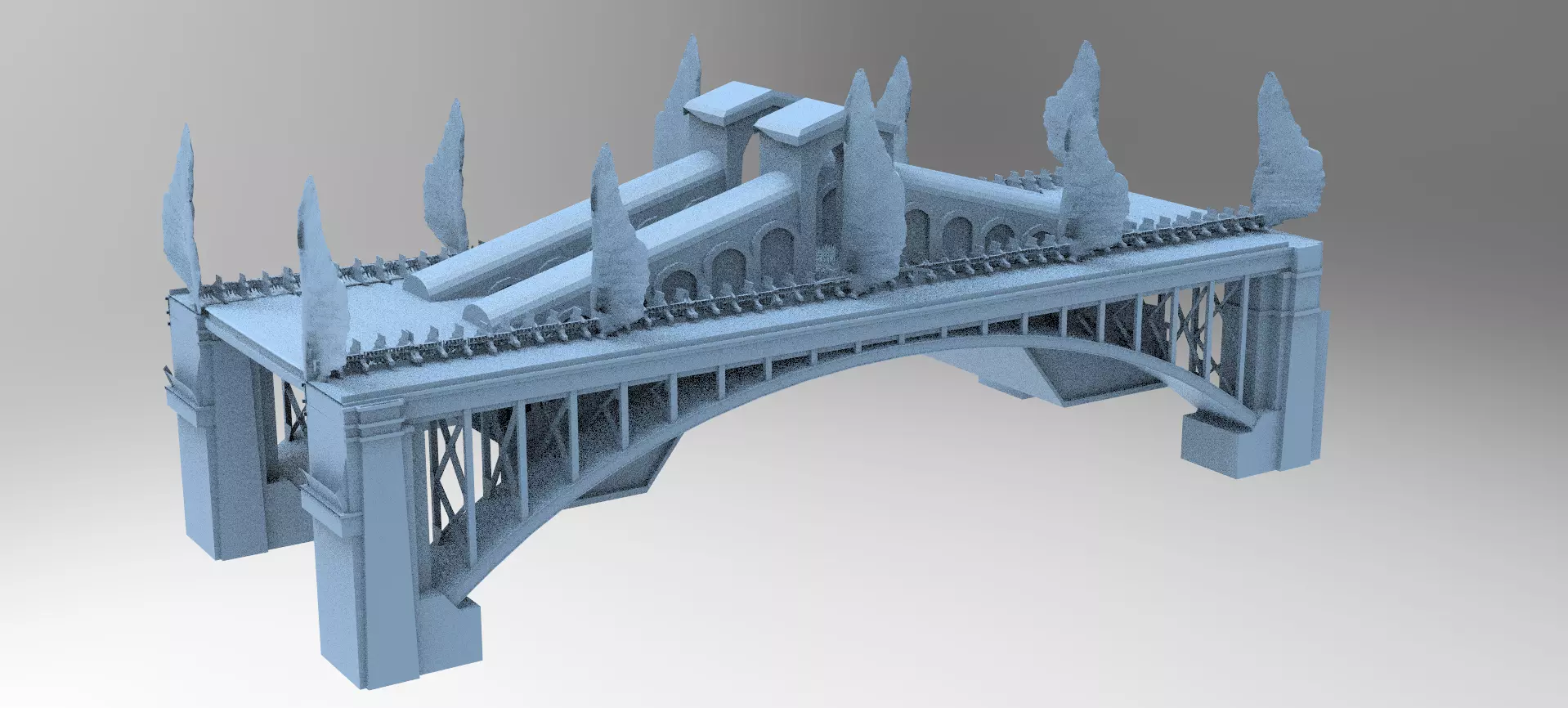 At Deco Bridge 2 3D model_0