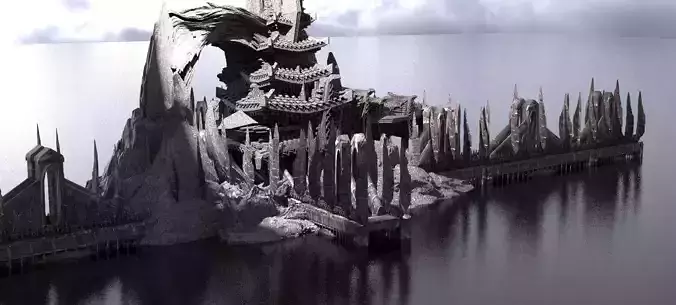 Mongol Castle mountain bridge 2 