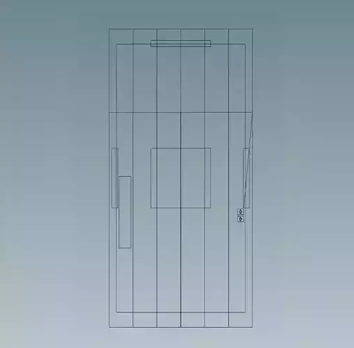 simple elevator model Free 3D model