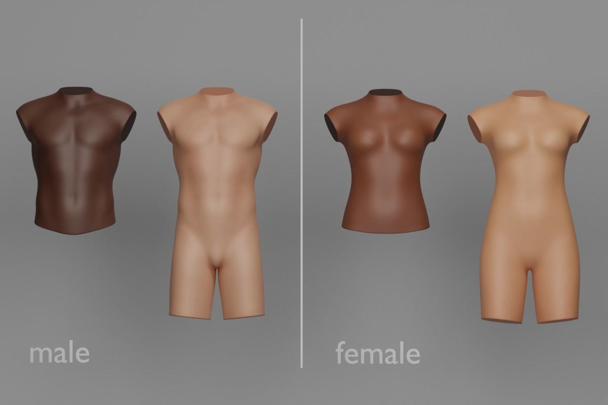 Tattoo Artist Body Parts Pack - Ultimate 3D Model Collection_14