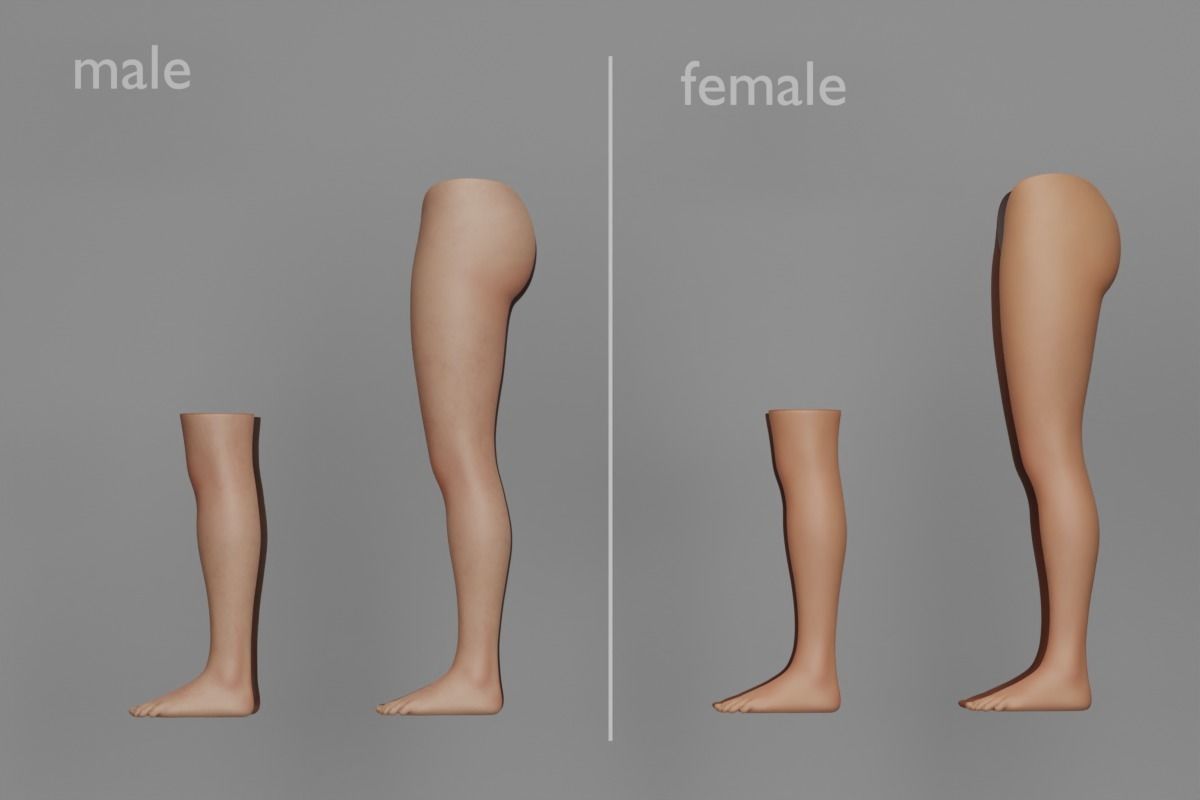 Tattoo Artist Body Parts Pack - Ultimate 3D Model Collection_25