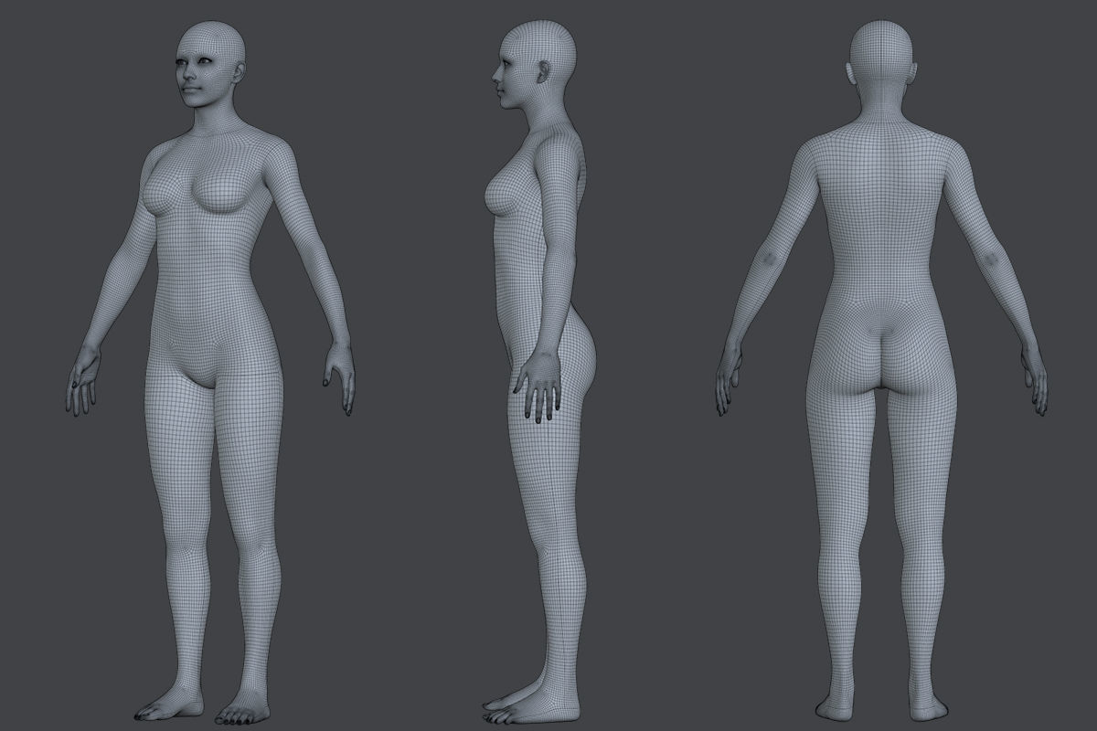 Tattoo Artist Body Parts Pack - Ultimate 3D Model Collection_23