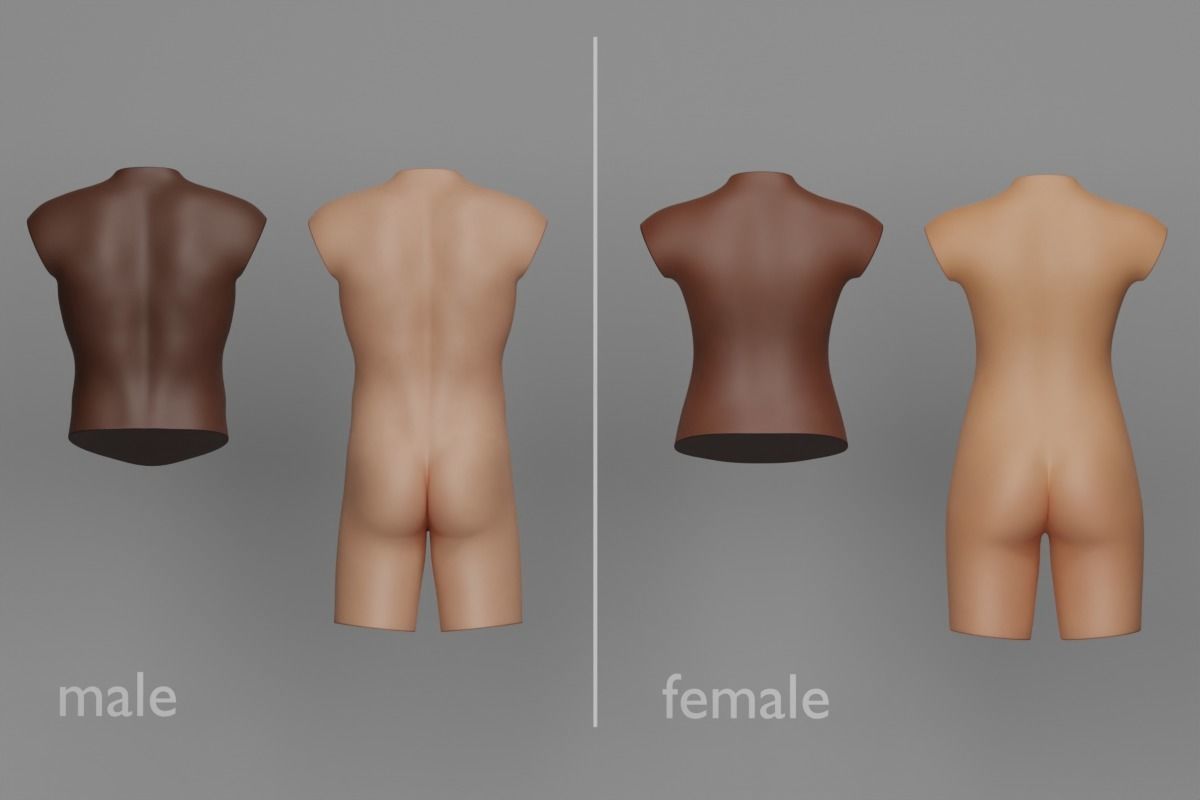 Tattoo Artist Body Parts Pack - Ultimate 3D Model Collection_15