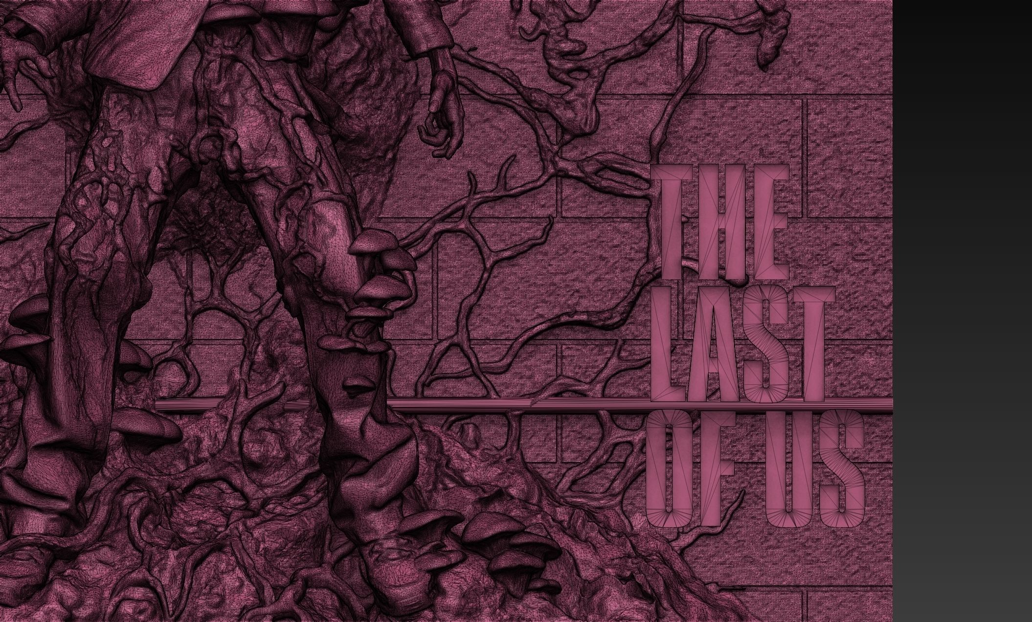 Last of Us - Infected Relief 3D print model_17