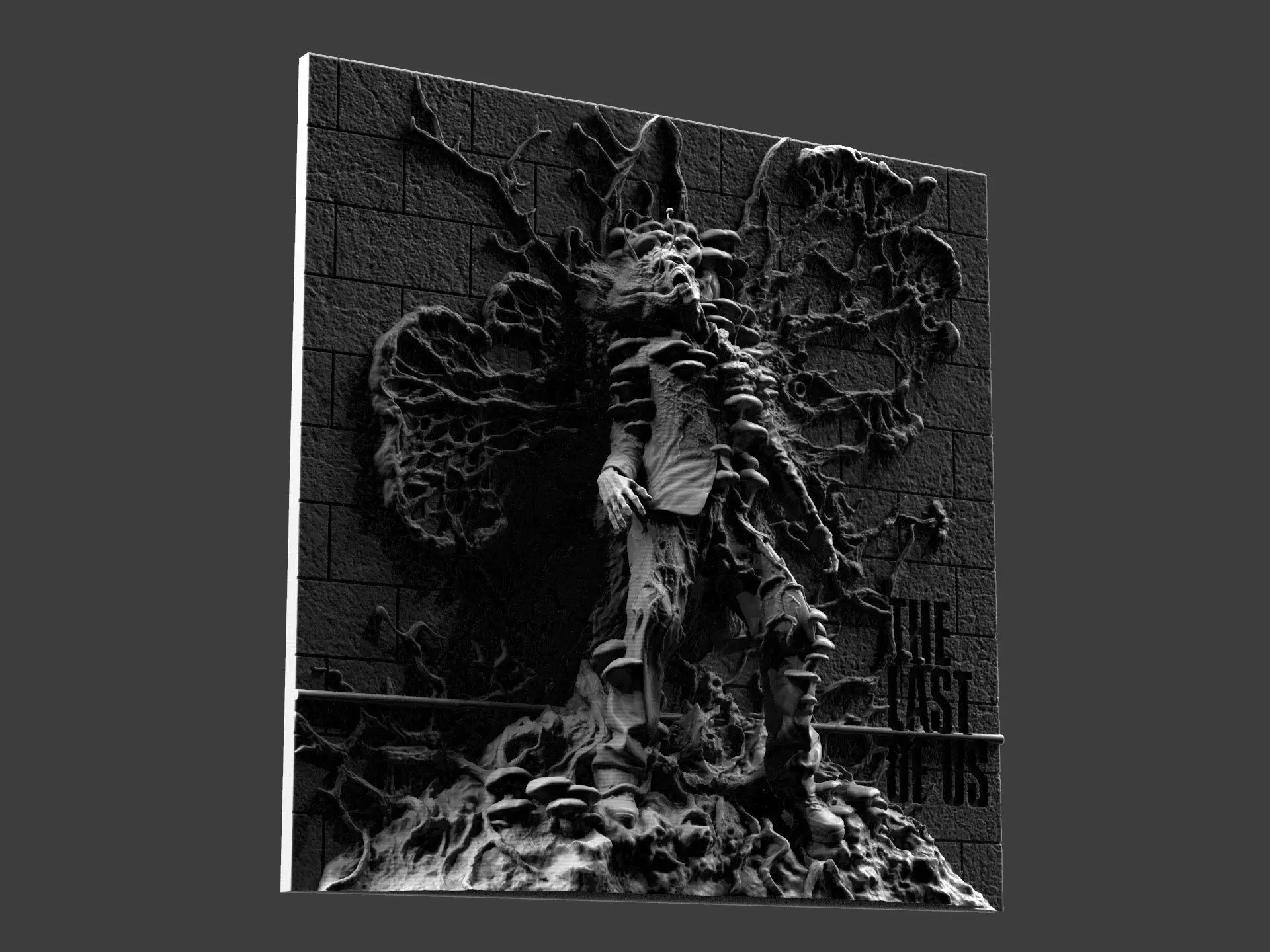 Last of Us - Infected Relief 3D print model_0
