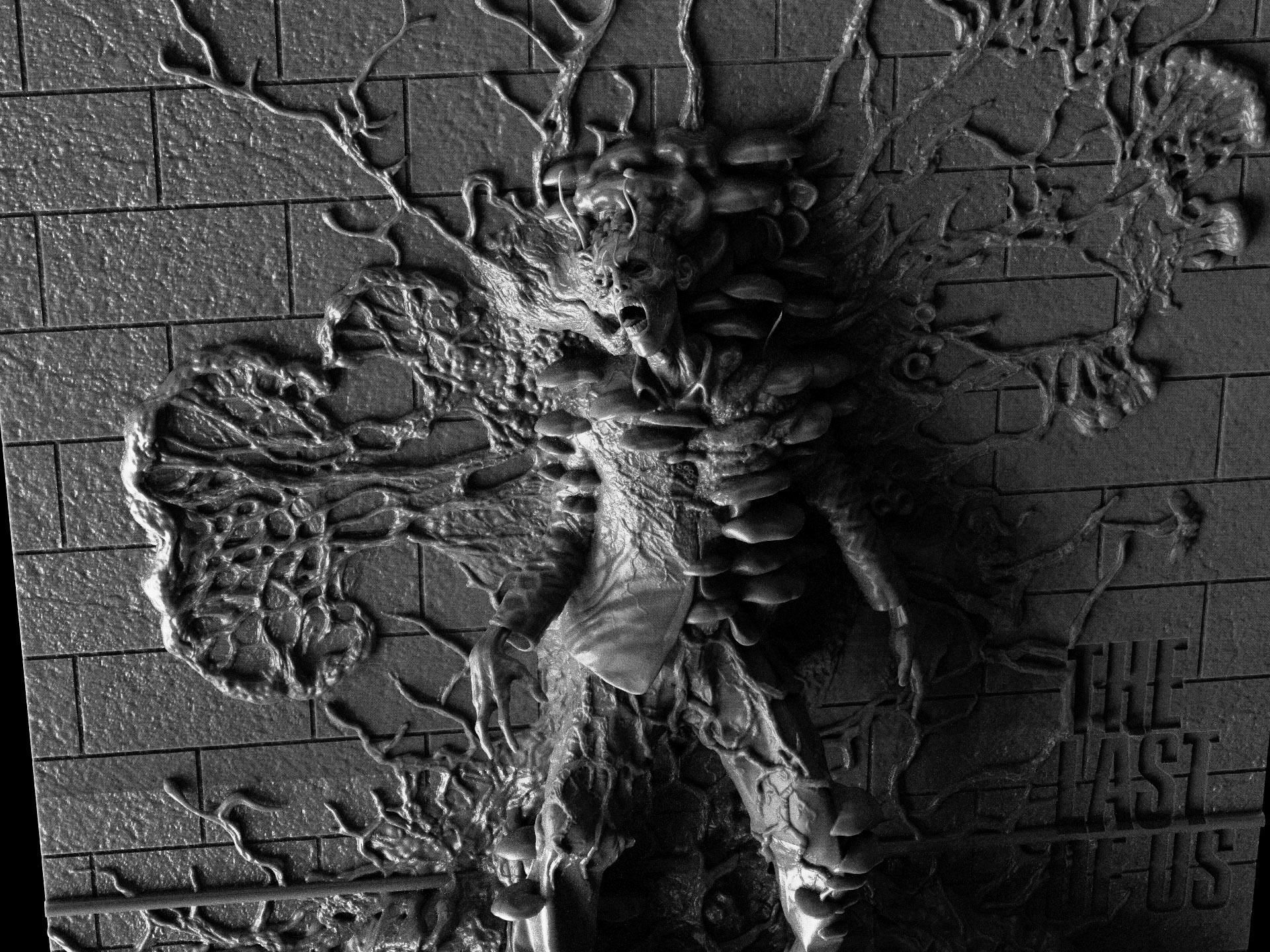 Last of Us - Infected Relief 3D print model_2