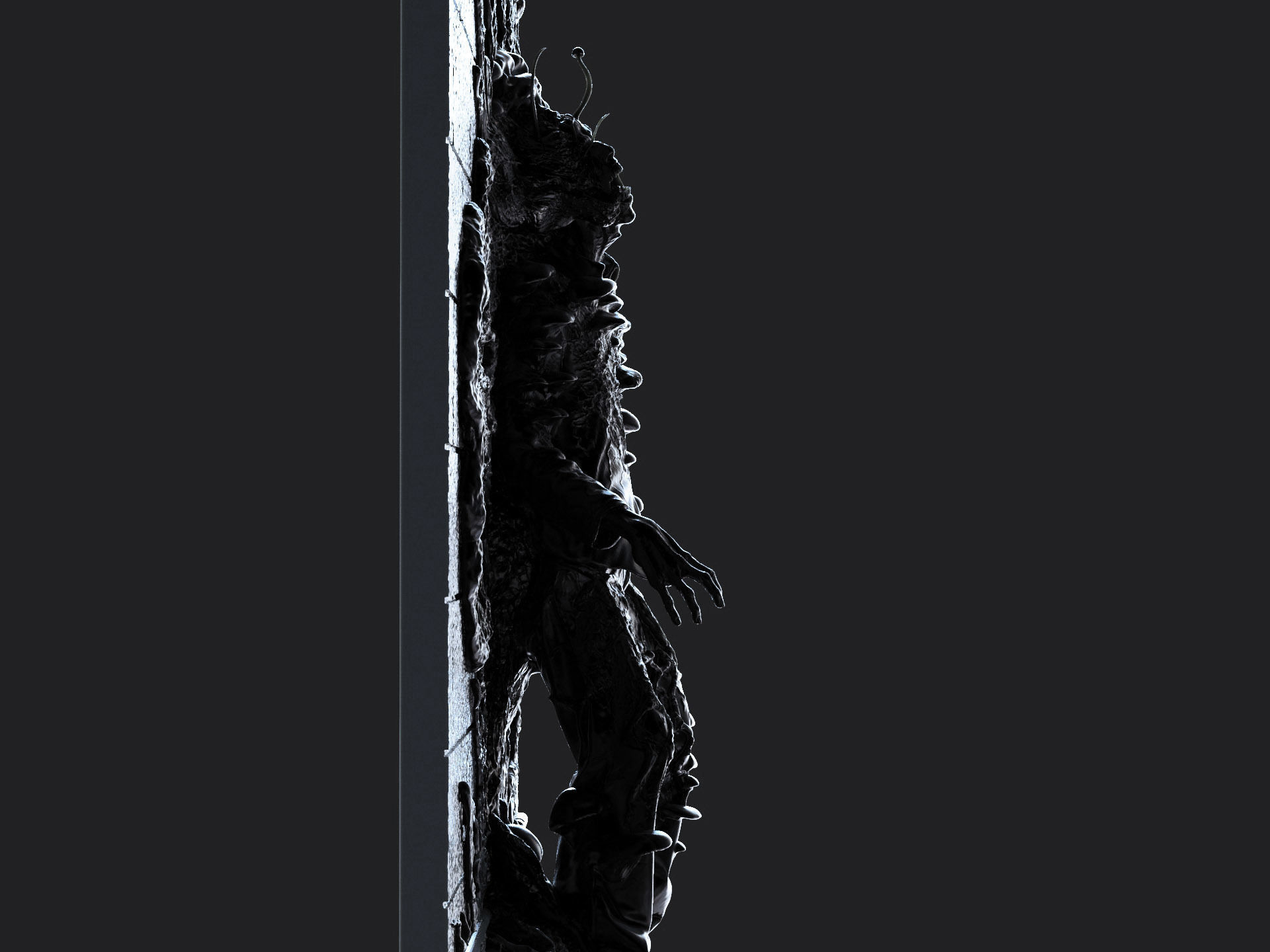 Last of Us - Infected Relief 3D print model_5