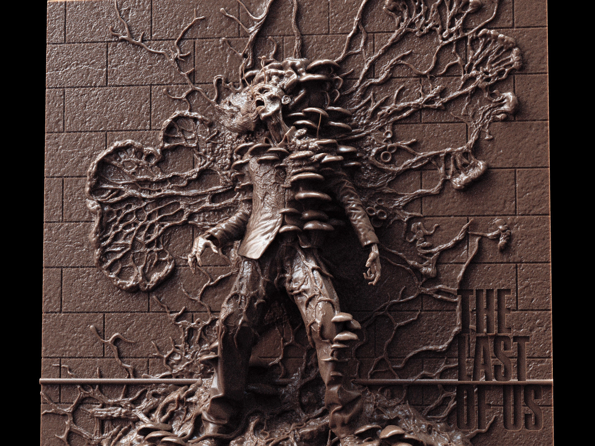 Last of Us - Infected Relief 3D print model_1