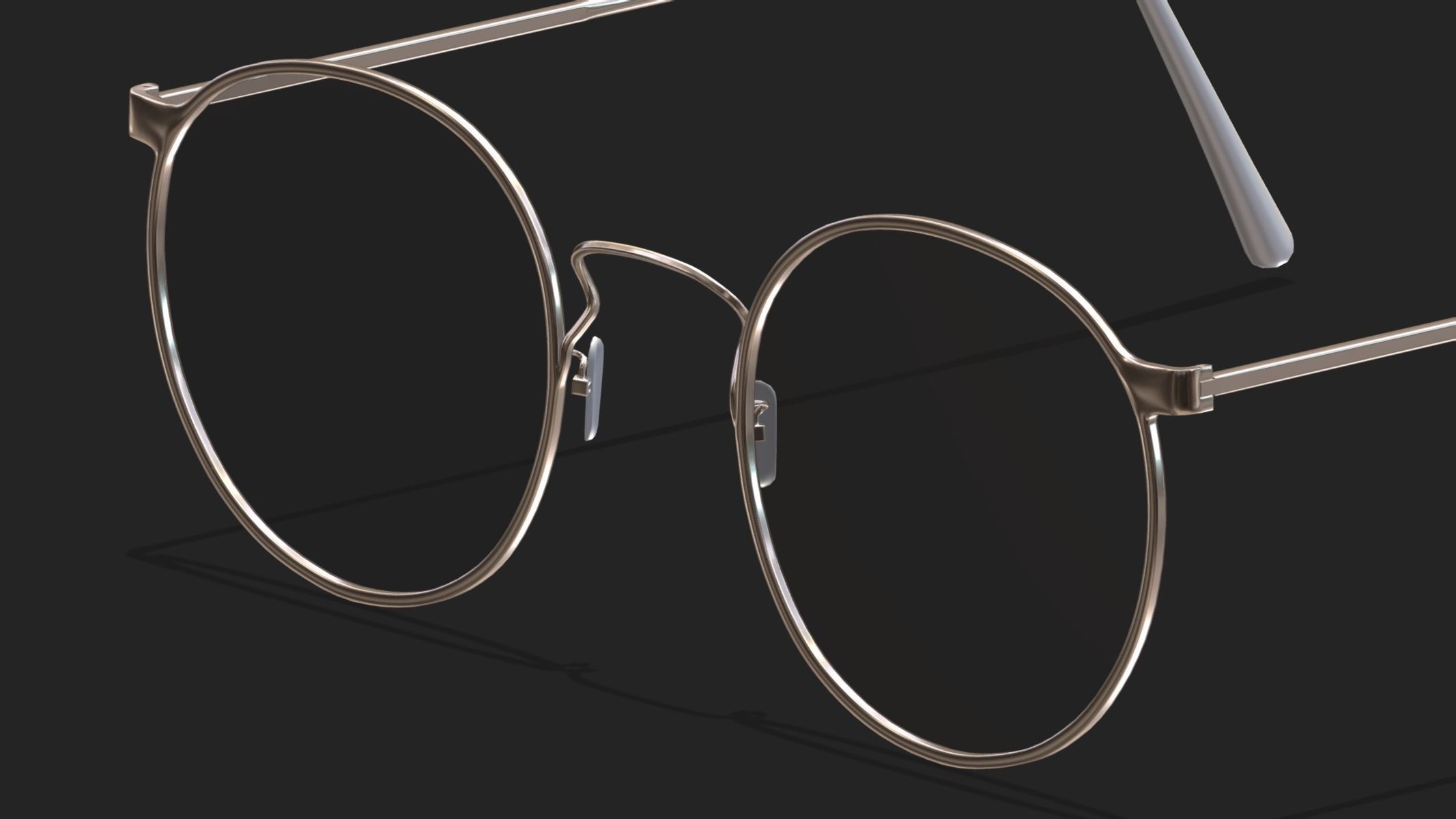 Ful Vue Glasses Low Poly PBR Realistic Low-poly 3D model_5