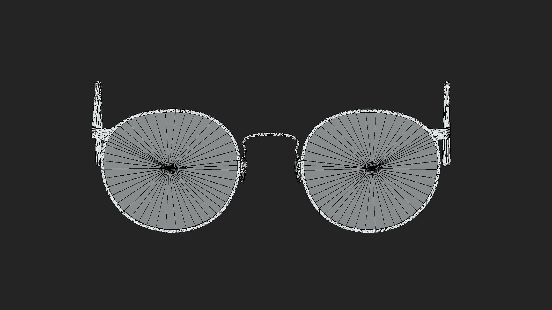 Ful Vue Glasses Low Poly PBR Realistic Low-poly 3D model_8