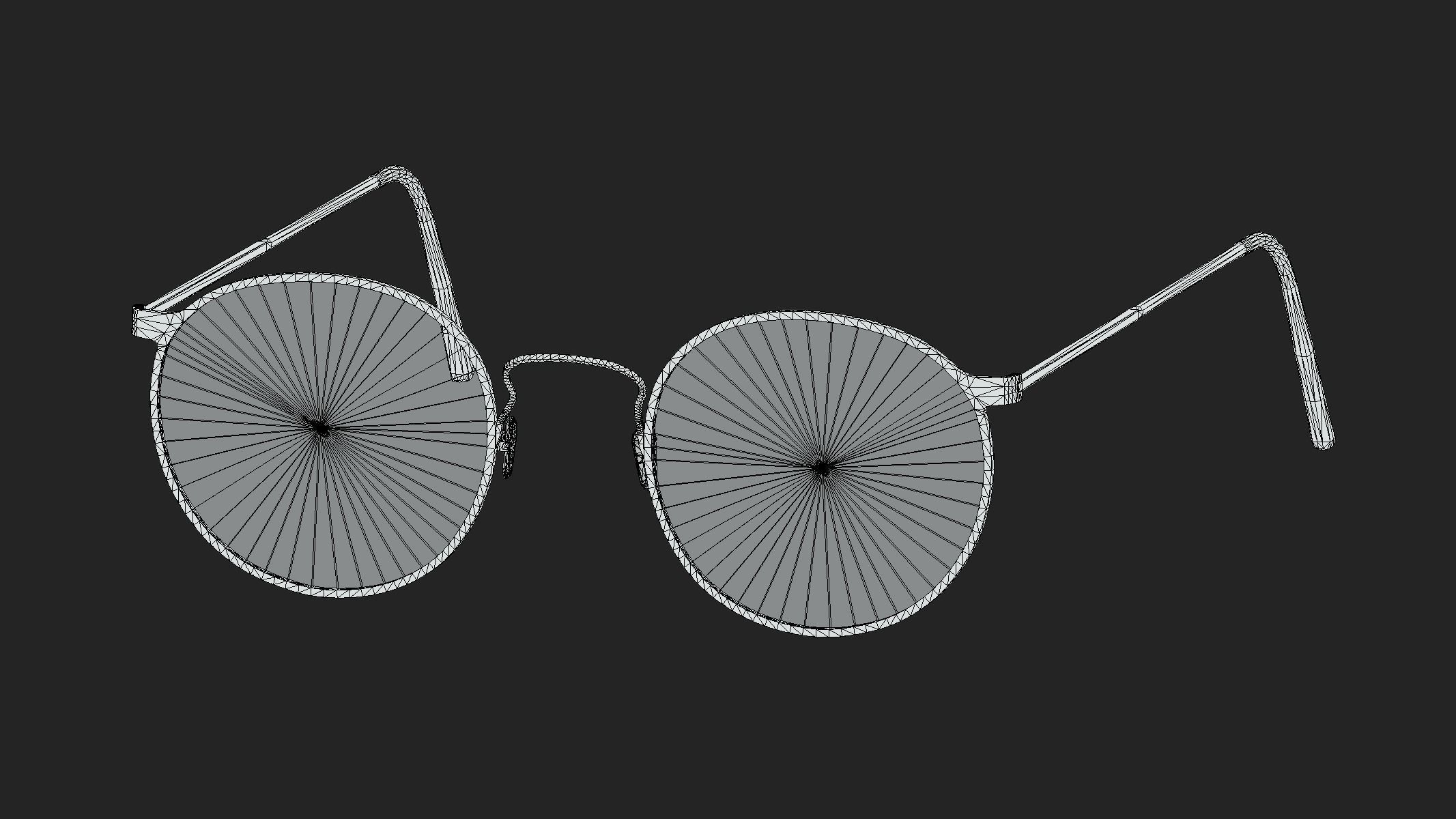 Ful Vue Glasses Low Poly PBR Realistic Low-poly 3D model_6