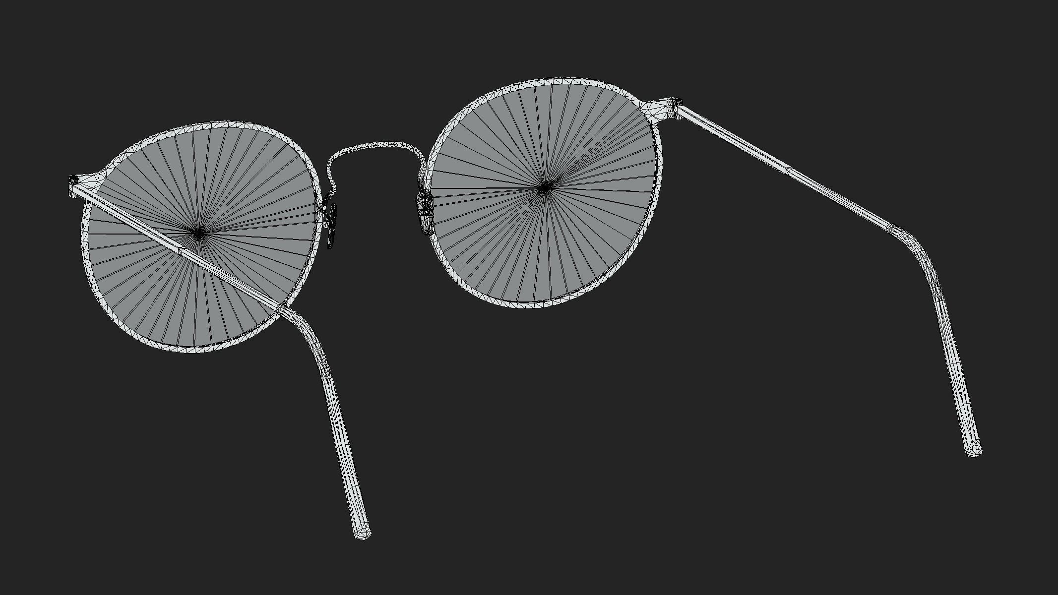 Ful Vue Glasses Low Poly PBR Realistic Low-poly 3D model_2