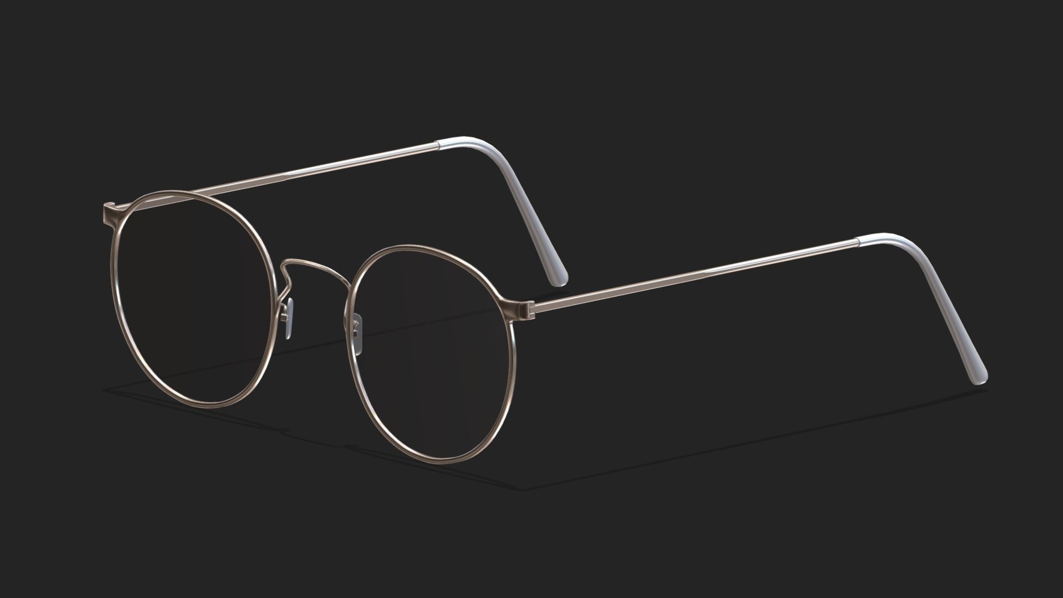 Ful Vue Glasses Low Poly PBR Realistic Low-poly 3D model_4