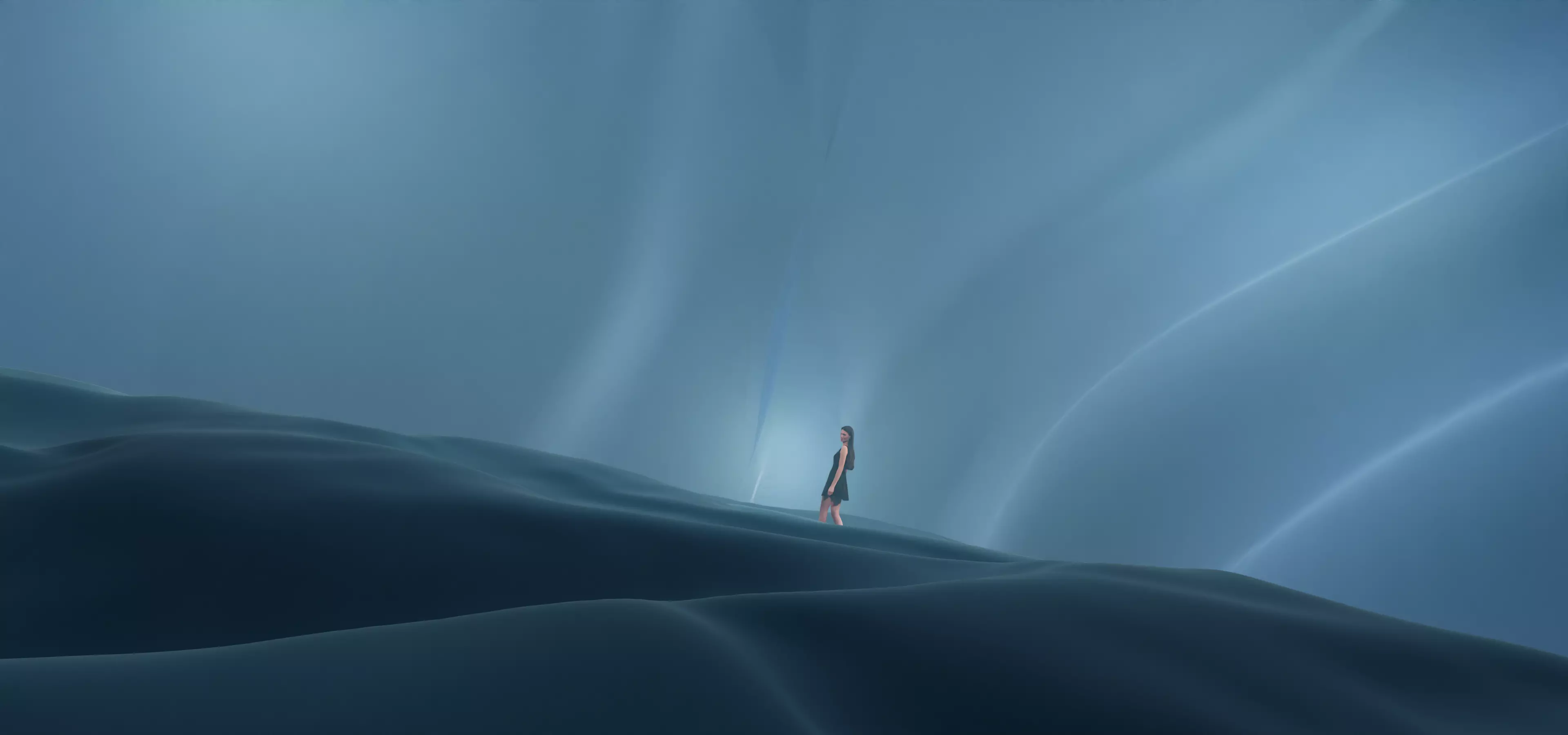 Fluttering Scene 3D model_0