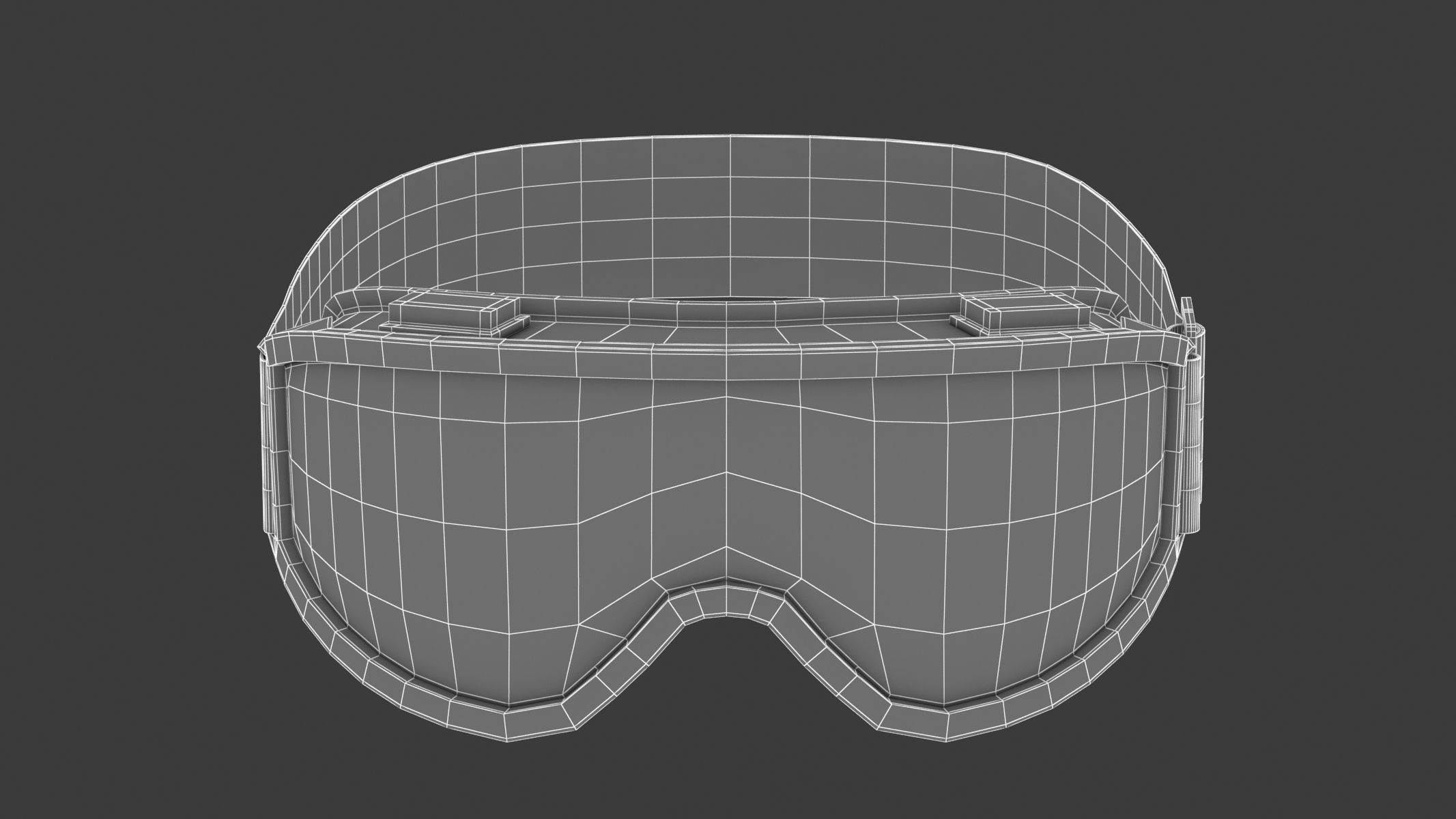 Goggle Glasses PBR Realistic 3D model_17