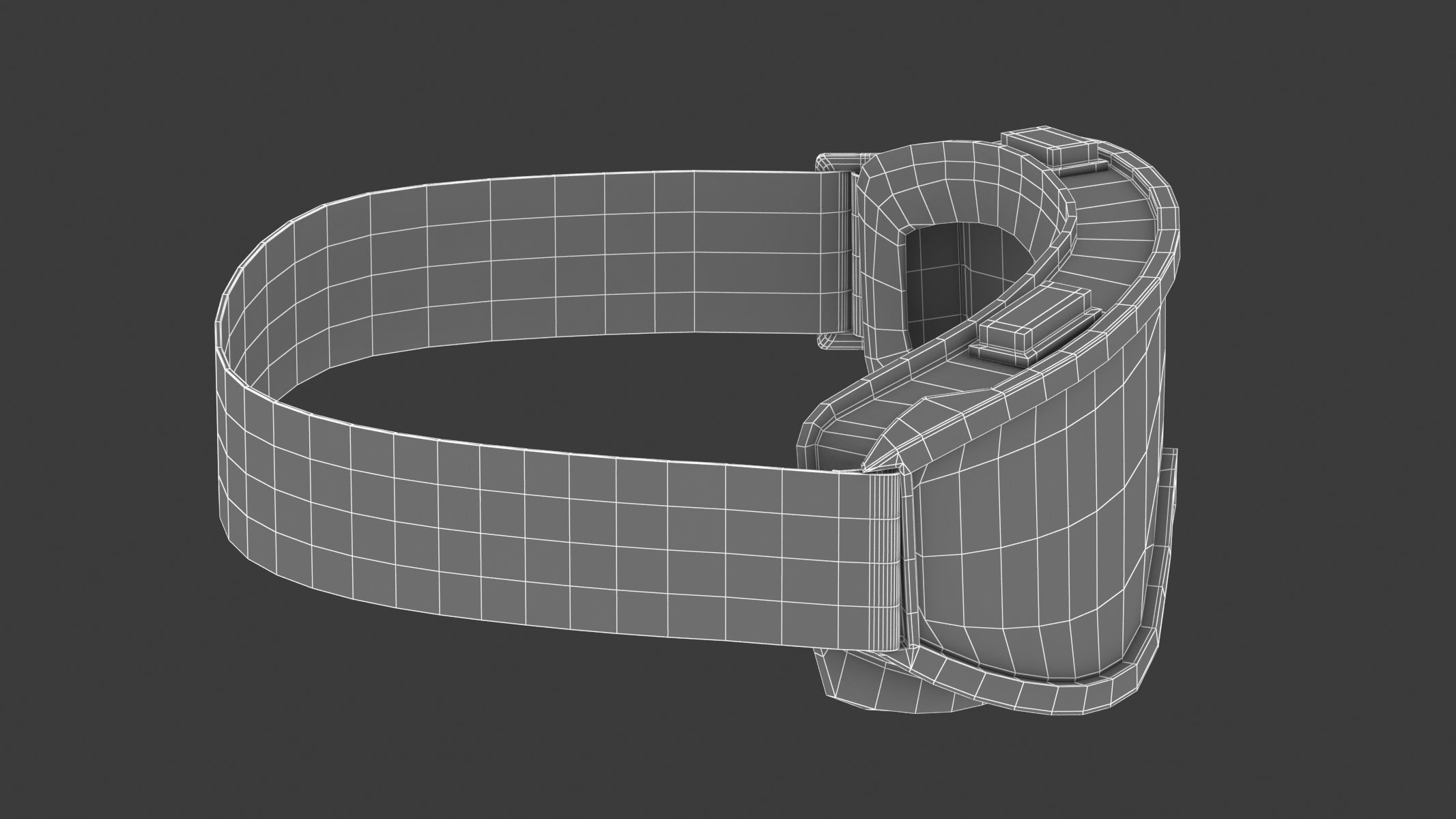 Goggle Glasses PBR Realistic 3D model_11