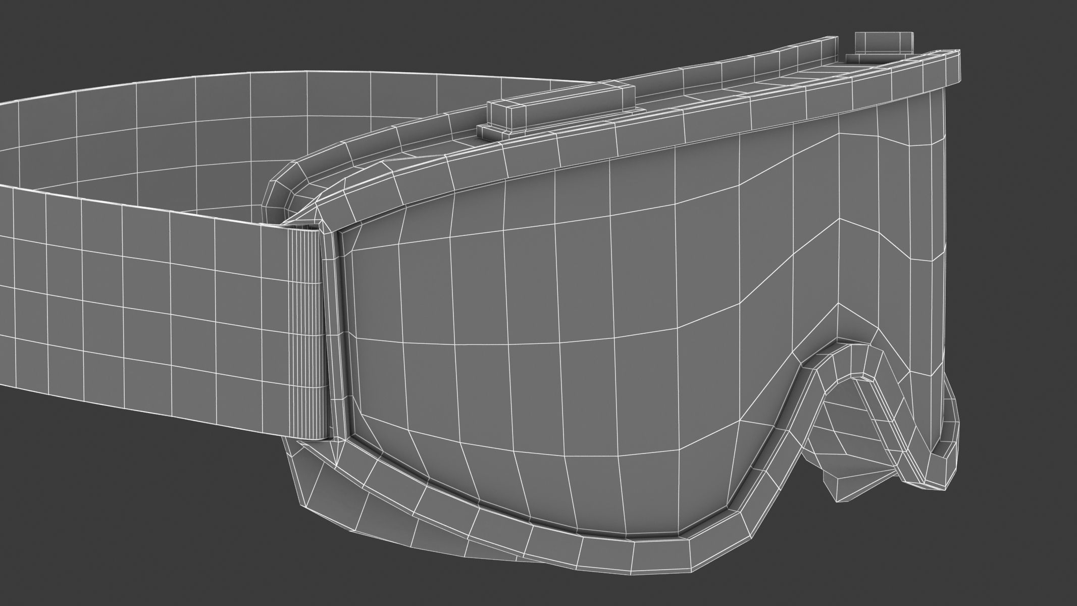 Goggle Glasses PBR Realistic 3D model_18