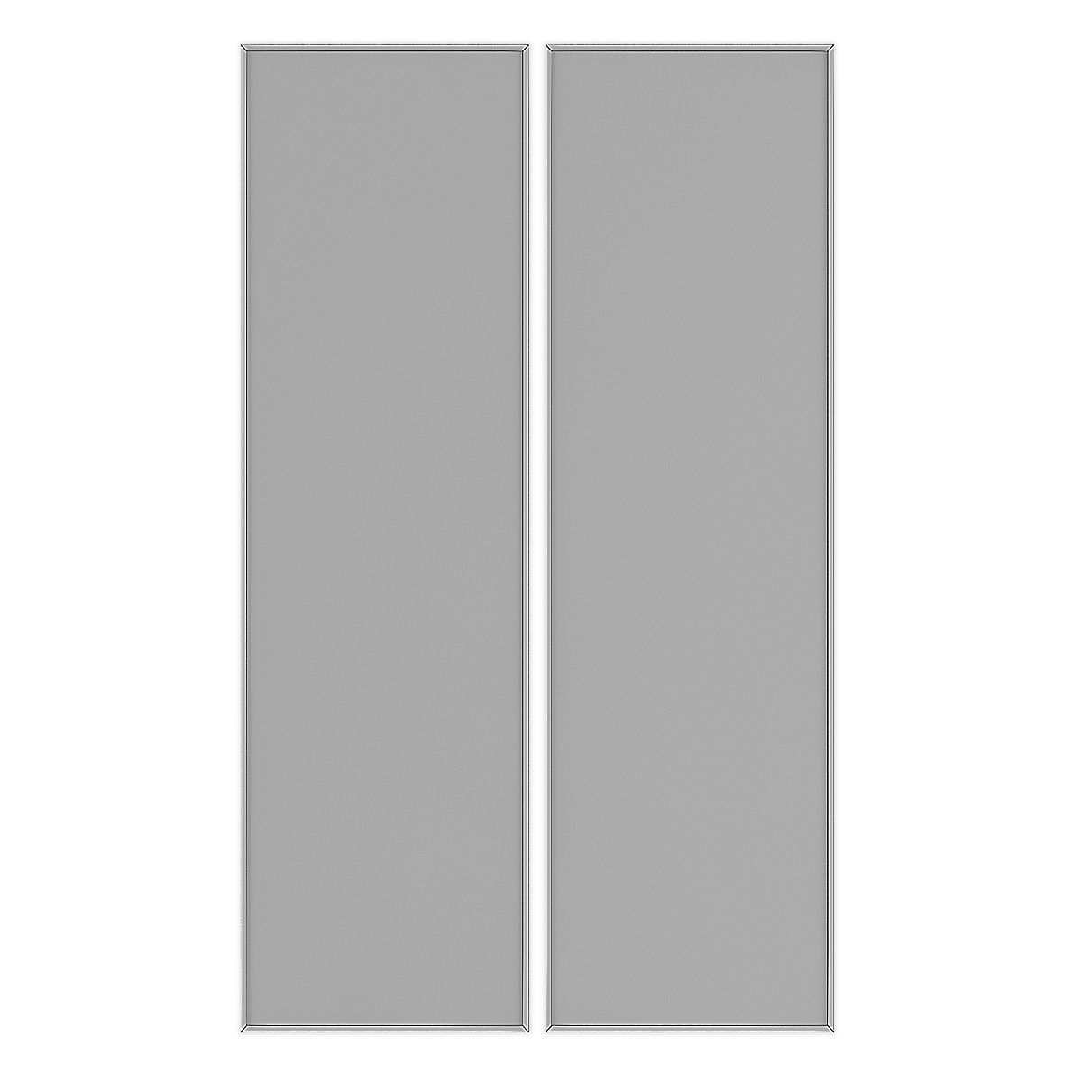 Pictures911 pair of sliding closet doors Low-poly 3D model_3