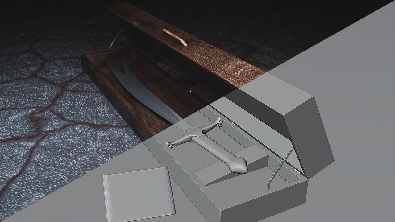 The Sword of Hazrat Ali The Zulfikar 3D Model blender file 3D model_1