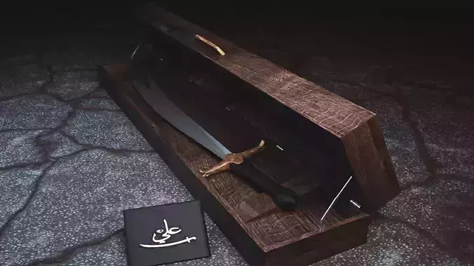 The Sword of Hazrat Ali  The Zulfikar 3D Model  blender file 3D model