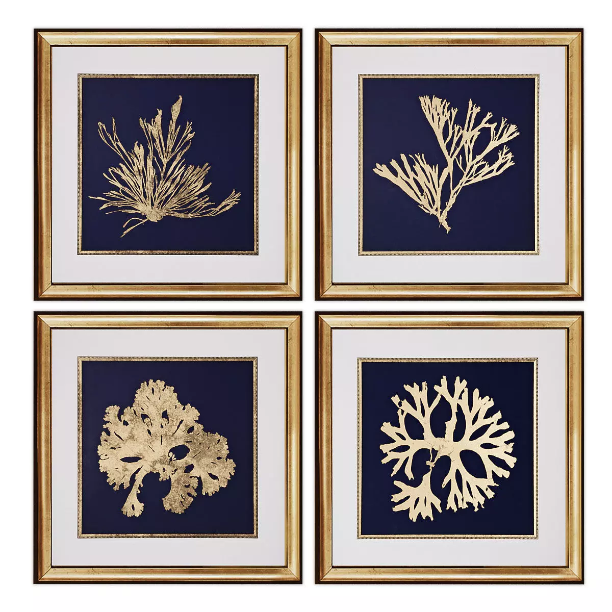 Pictures912 four squares Low-poly 3D model_0