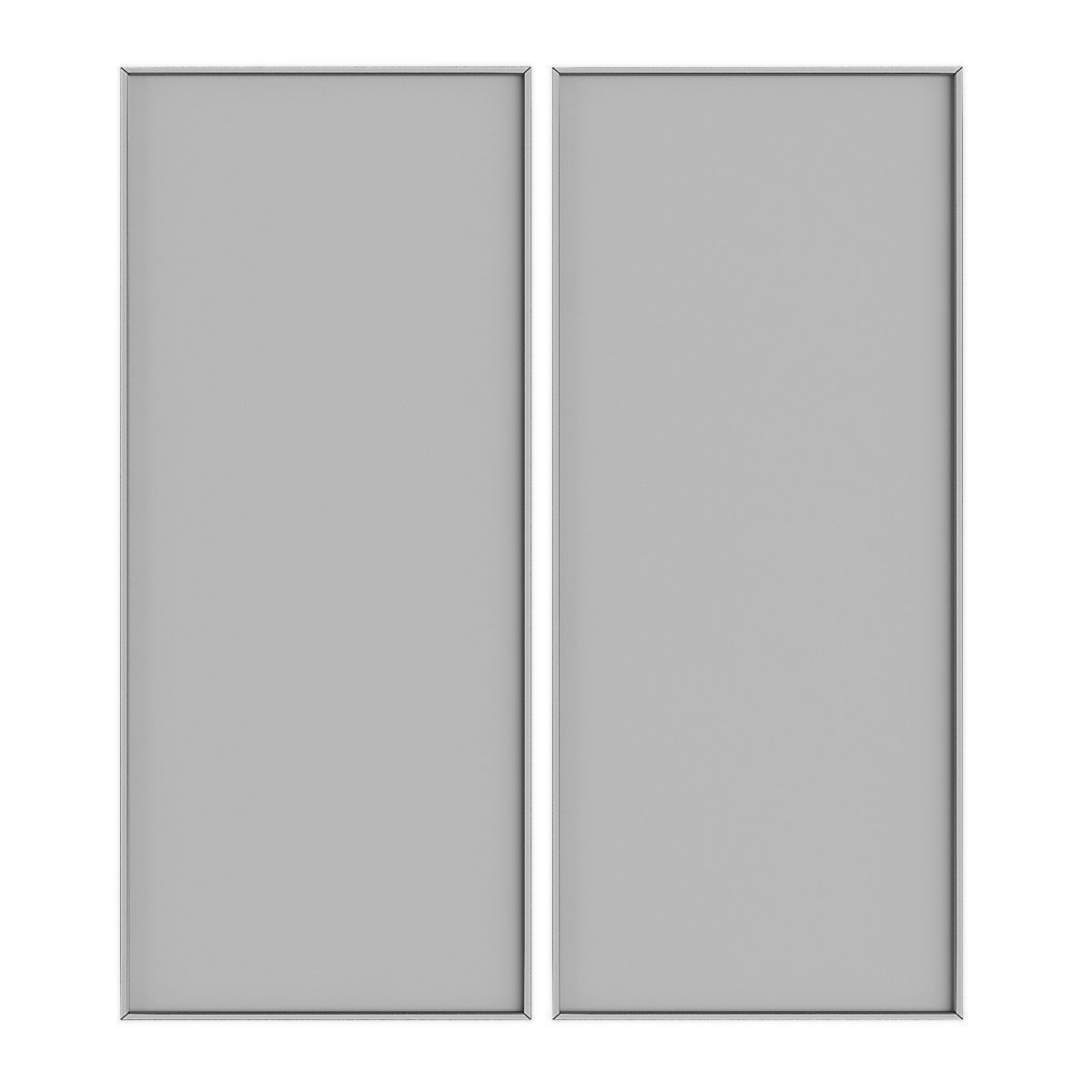 Pictures913 two abstract paintings Low-poly 3D model_5