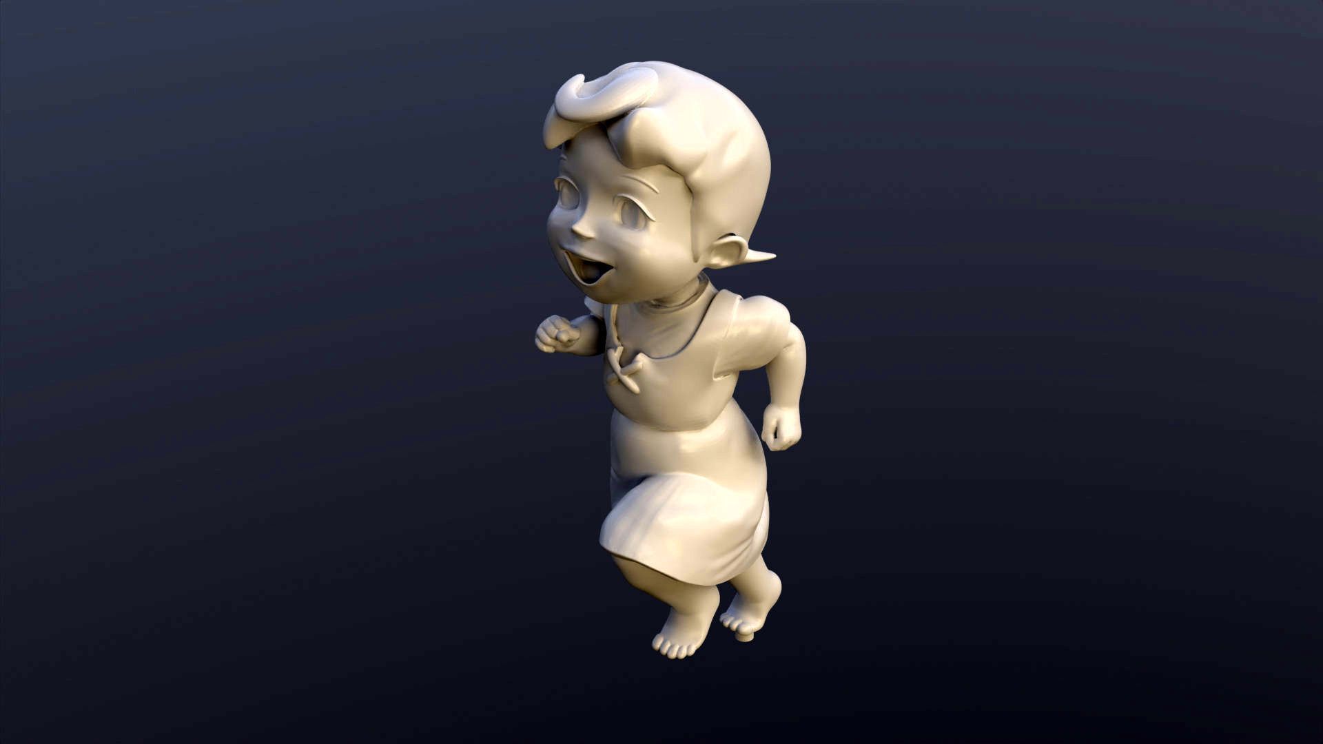 Heidi Girl of the Alps printable 3D print model_7