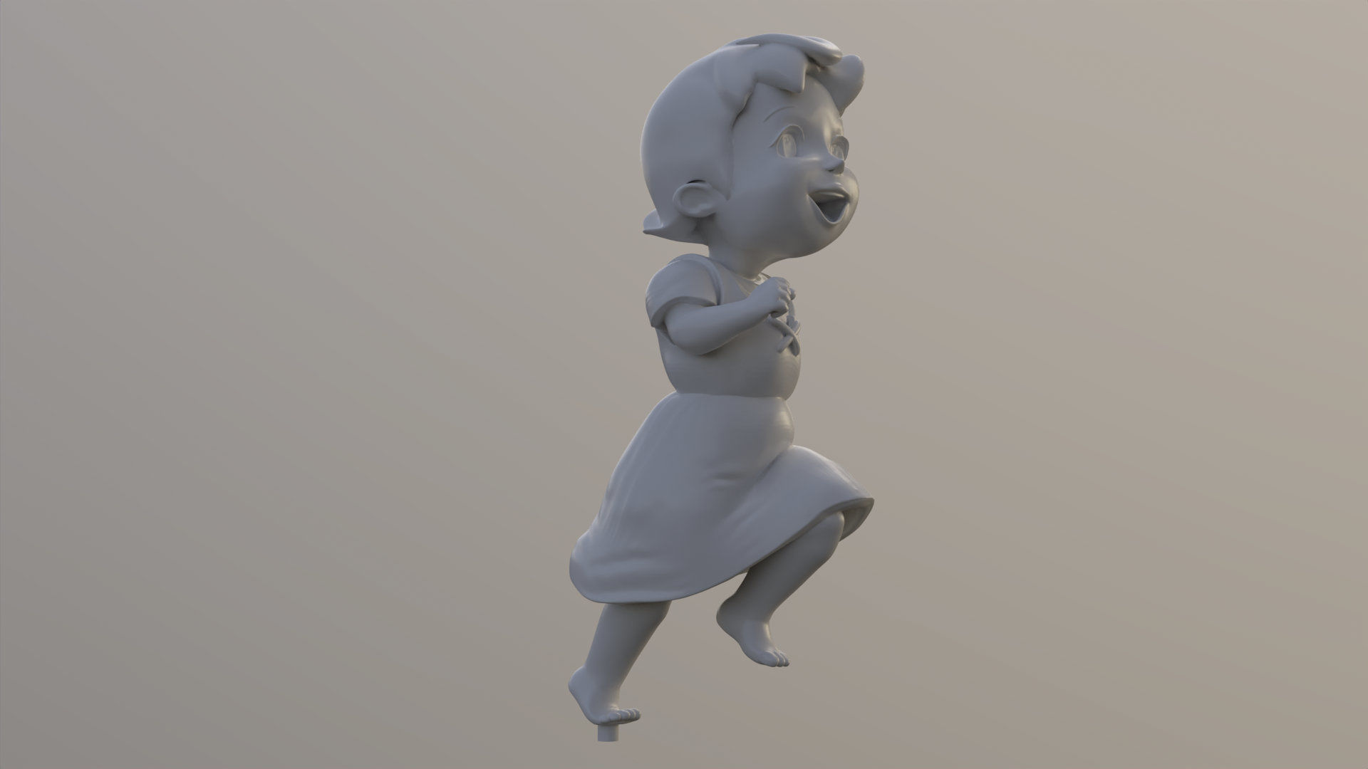 Heidi Girl of the Alps printable 3D print model_6