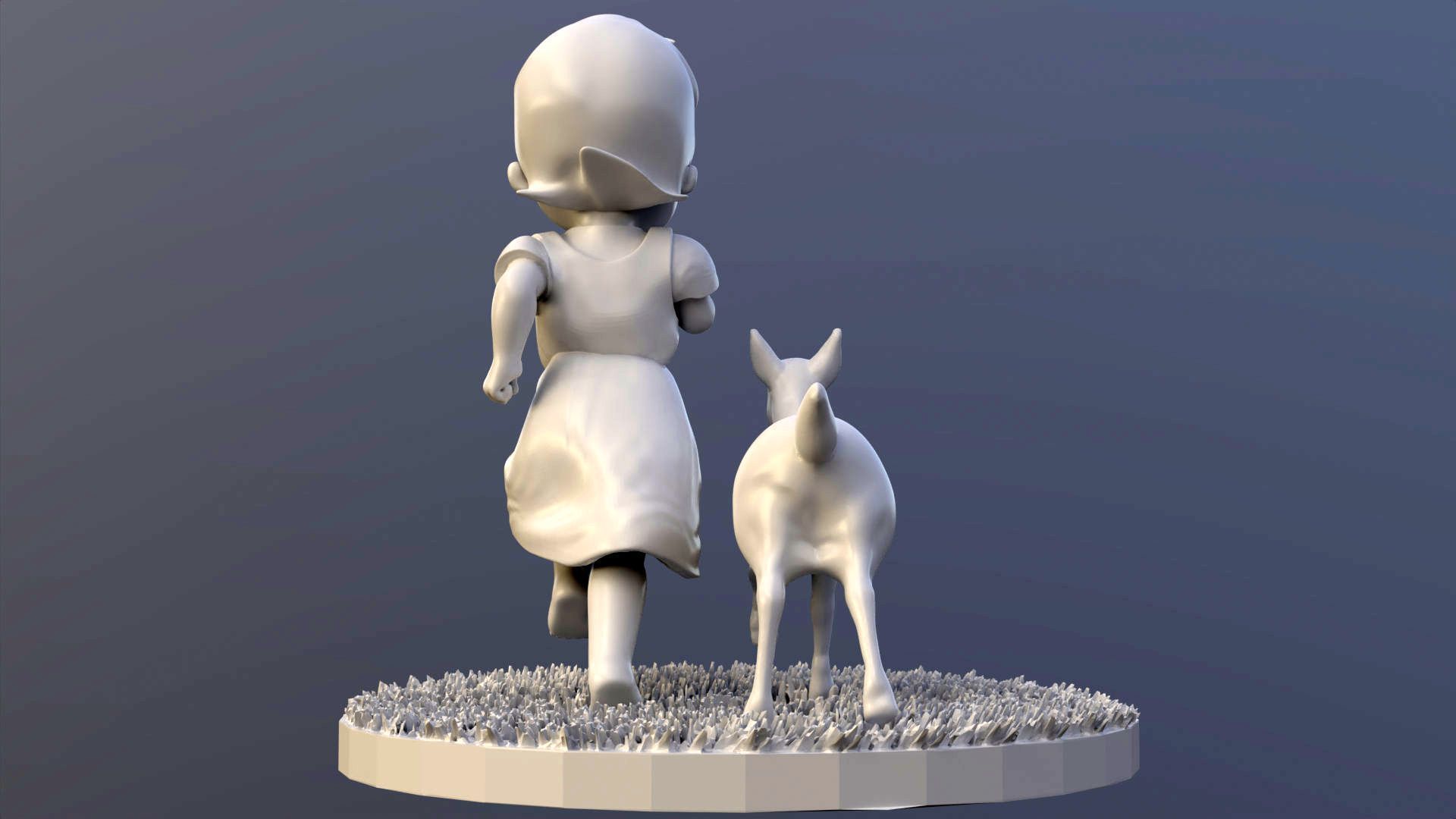 Heidi Girl of the Alps printable 3D print model_13