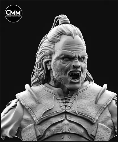 The lord of the rings bust fan art 3D print model