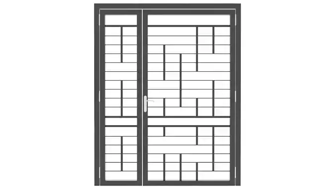 Gate Grilling 3D model