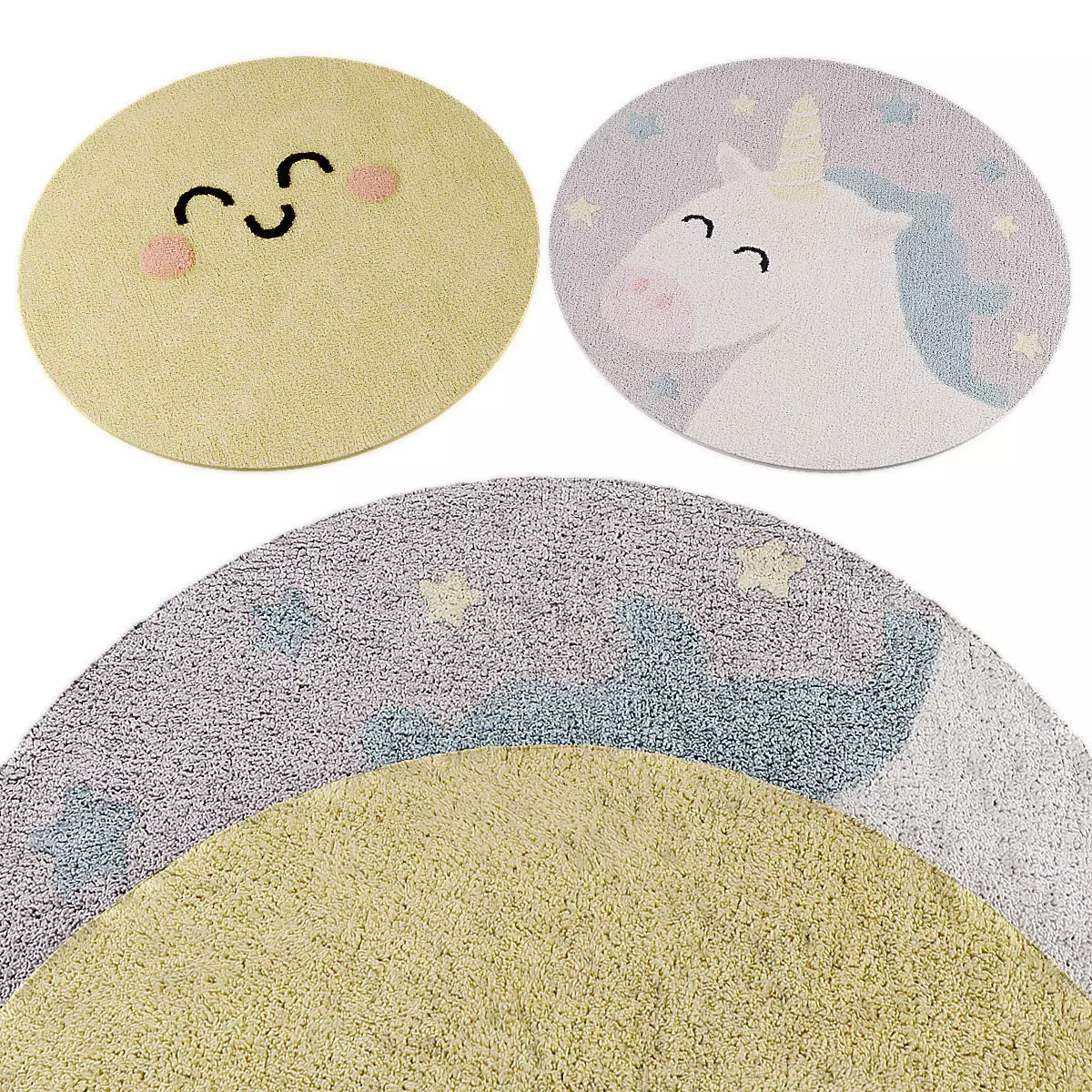 Rugs collection 408 Low-poly 3D model_0