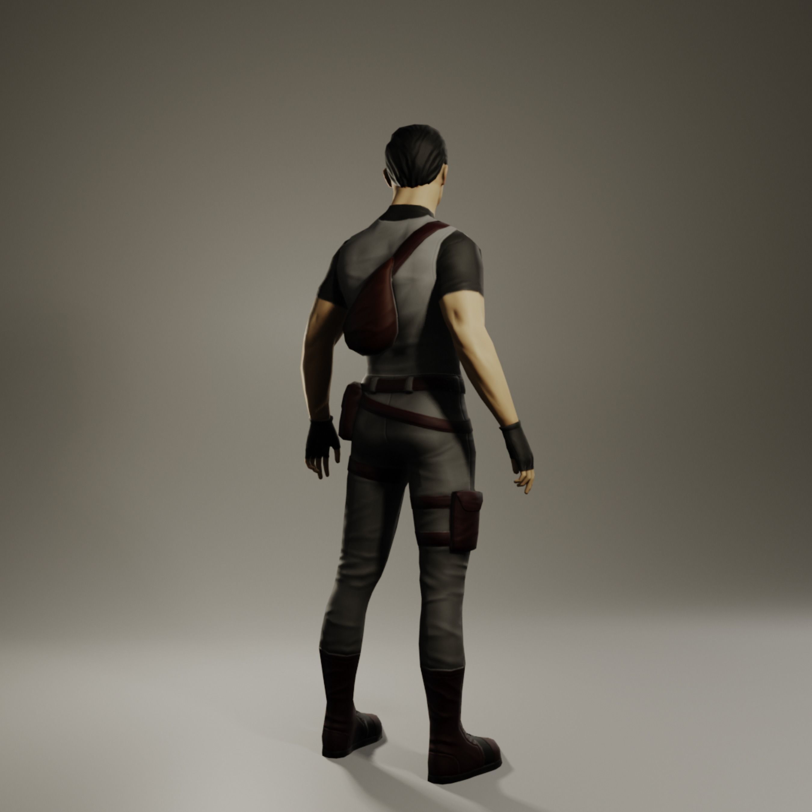 Male Adventurer Low Poly Char Free Vr Ar Low Poly 3d Model Animated Male Adventurer Low Poly Char Free Vr Ar Low Poly 3d Model Animated